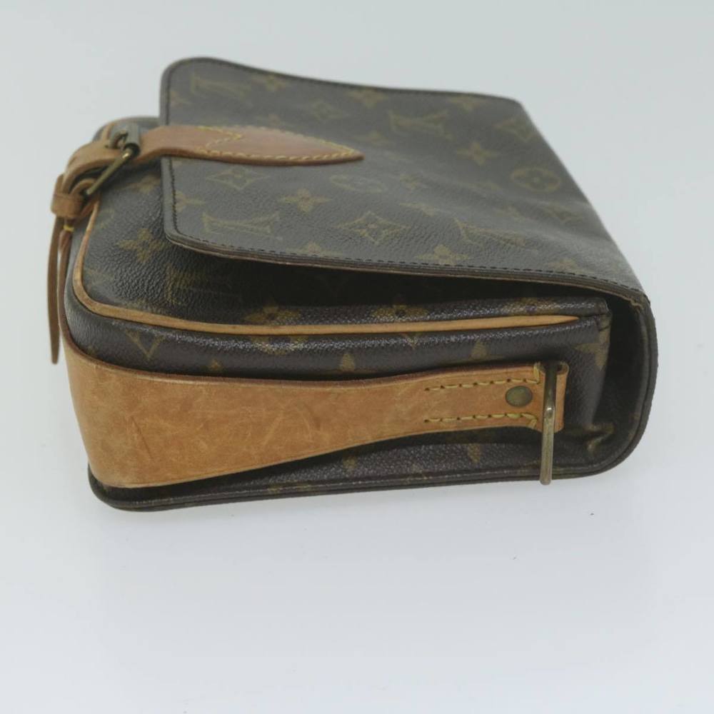 LOUIS VUITTON Monogram Cartouchiere MM Shoulder Bag M51253 LV Auth 64946 - Picture 3 of 16
